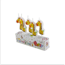 Giraffe Shaped Birthday Candle Celebration for Baby Party